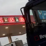 Una gasolinera en la que el pasado fin de semana el precio del diésel era más caro que el de la gasolina