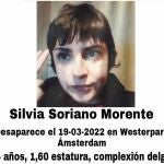 Cartel de alerta difundido por SOS Desaparecidos