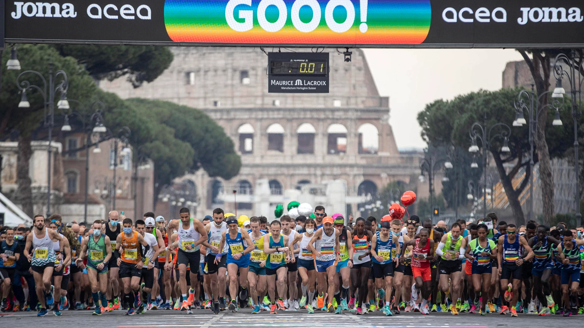 Numerosas ciudades de Europa han acogido maratones este domingo. En la imagen, Roma