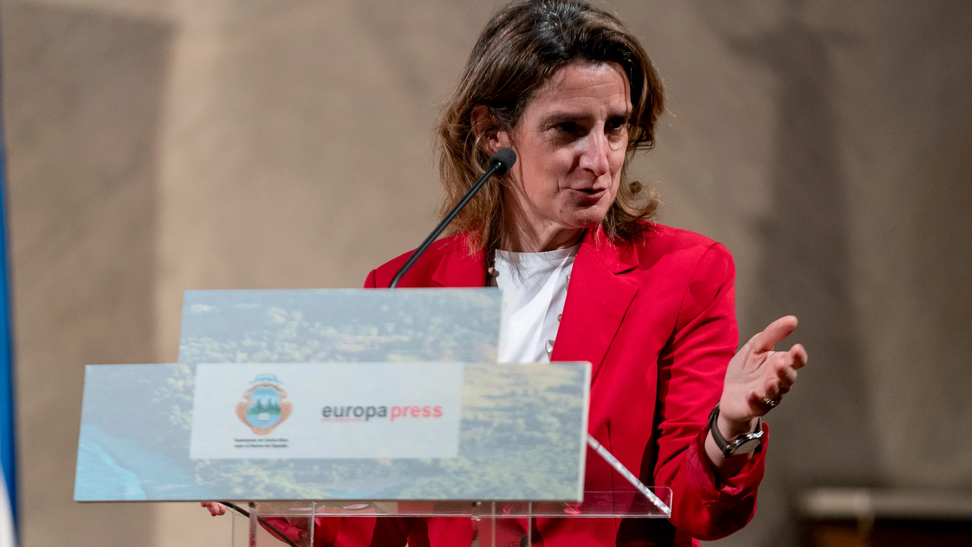 La vicepresidenta tercera y ministra para la Transición Ecológica y el Reto Demográfico, Teresa Ribera
