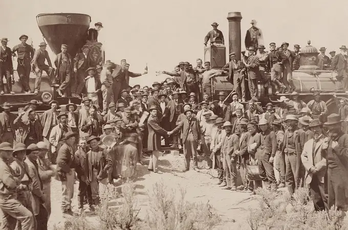 Los grandes efectos del primer ferrocarril transcontinental en los Estados Unidos