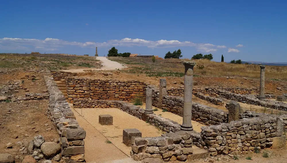 Yacimiento arqueológico de la actual Numancia, a escasos kilómetros de Soria