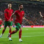  Bruno Fernandes lleva a Ronaldo a Qatar tras la victoria de Portugal contra Macedonia del Norte (2-0)