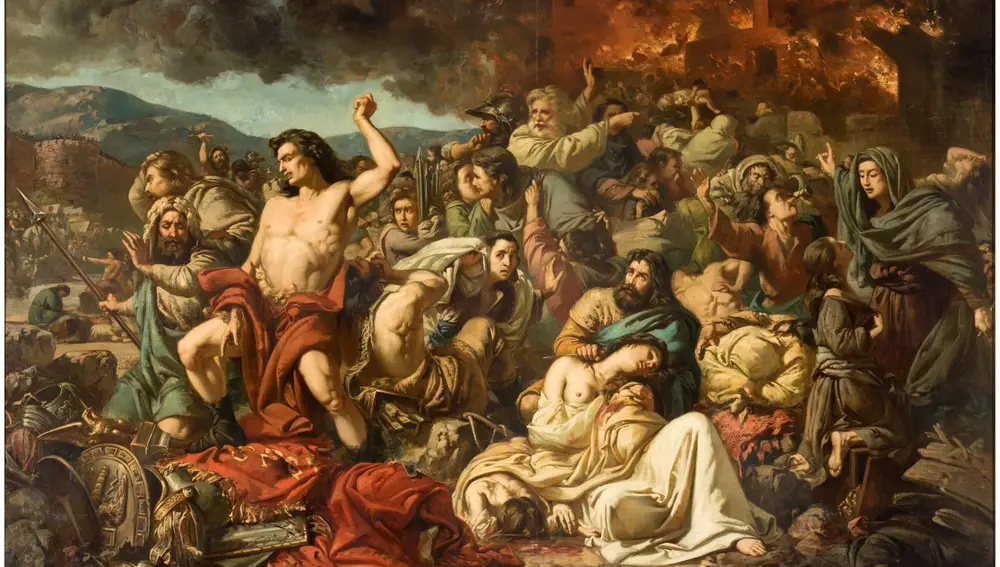 Último día de Numancia de Martí Alsina, en el Museo del Prado