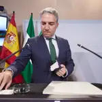 El consejero de Presidencia andaluz, Elías Bendodo