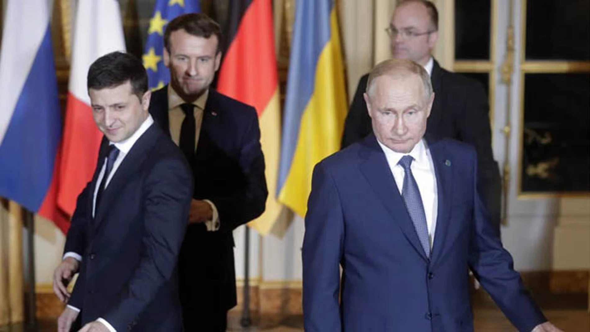 El presidente de Ucrania, Volodimir Zelenski, y su homólogo ruso, Vladimir Putin, podrían verse las caras en una reunión entre ambos líderes con motivo de la invasión en territorio ucraniano