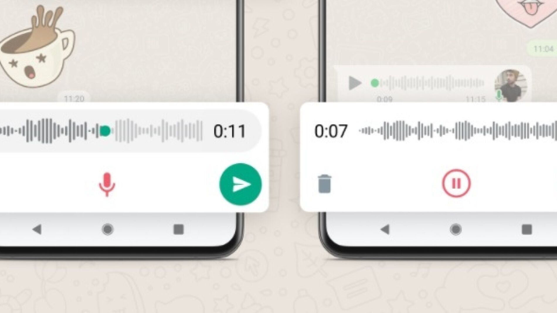 El truco de WhatsApp para escuchar una nota de voz sin que la otra