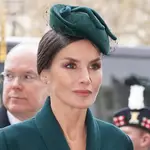 La Reina Letizia de España asiste a un Servicio de Acción de Gracias por el Príncipe Felipe, Duque de Edimburgo en la Abadía de Westminster en Londres, el martes 29 de marzo de 2022.
