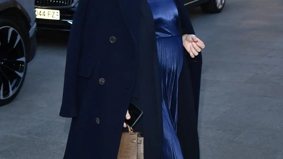 Marta Ortega en París en el desfile de Valentino