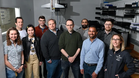 Uno de los equipos que ha colaborado en el estudio. De izquierda a derecha: Alaina Shumate, Steven Salzberg, Samantha Zarate, Paul Hook, Michael Schatz, Winnston Timp, Roham Razaghi, Rajiv McCoy, Dylan Taylor, Ariel Gershman.