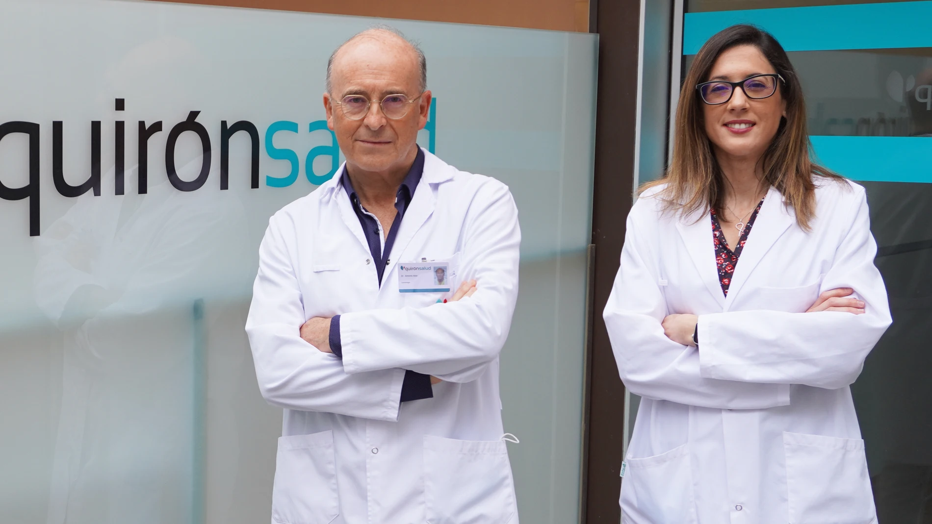 Los doctores Antonio Asso y Beatriz Jáuregui, del Instituto de Arritmias de Quirónsalud Zaragoza
