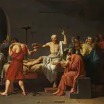 «La muerte de Sócrates» (1787), pintura del artista francés Jacques-Louis David