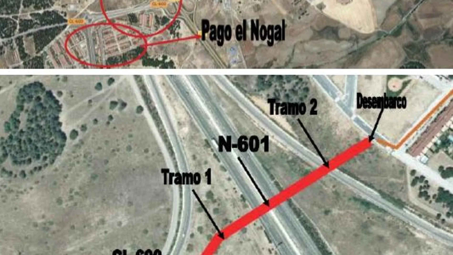 Imagen de cómo está prevista que quede la pasarela