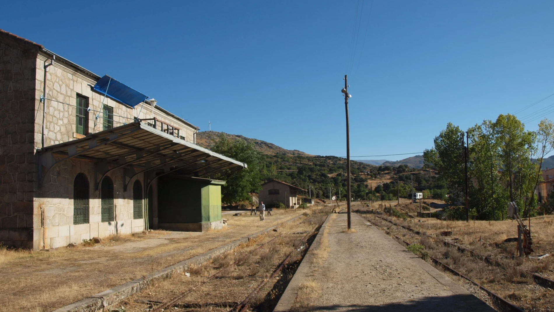 Estación de Ledrada, en Salamanca