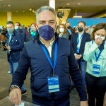 El consejero de Presidencia de la Junta de Andalucía y Coordinador del Partido Popular, Elías Bendodo. Eduardo Briones / Europa Press