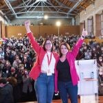 14 Congreso del PSPV de la ciudad de València celebrado este sábado, en el que se ha reelegido a Sandra Gómez, con 159 votos a favor de los 159 emitidos, el 100%, como secretaria general de la formación