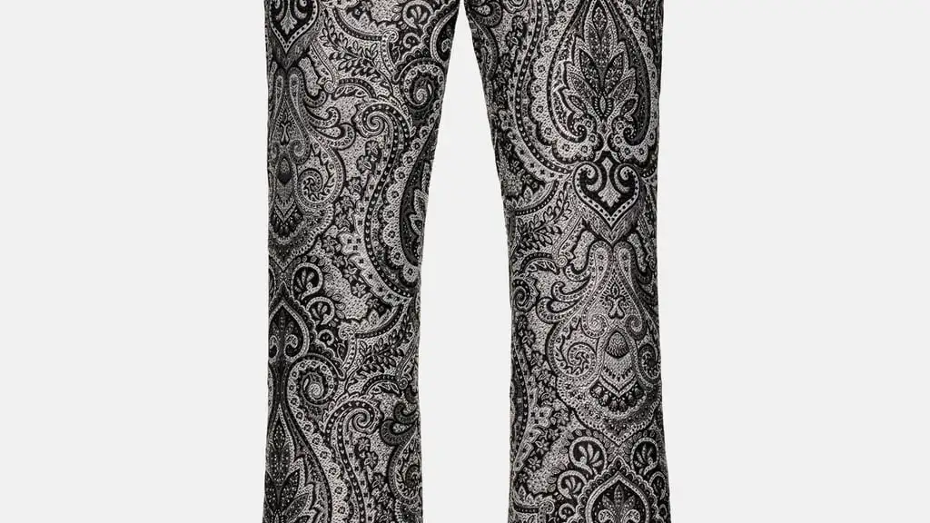 Pantalón jacquard Limited Edition, de Zara