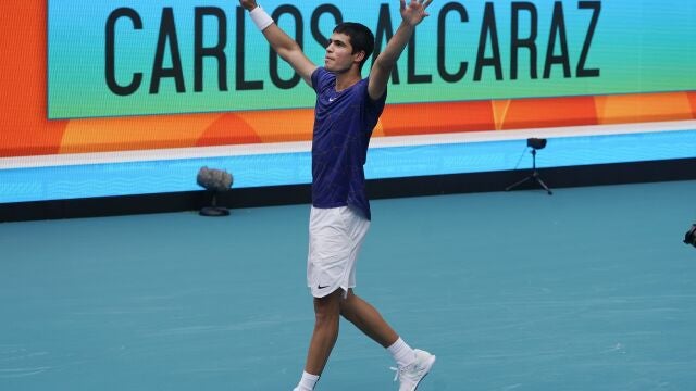 Carlos Alcaraz, en el pasado Masters 1.000 de Miami