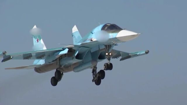El cazabombardero ruso Su-34