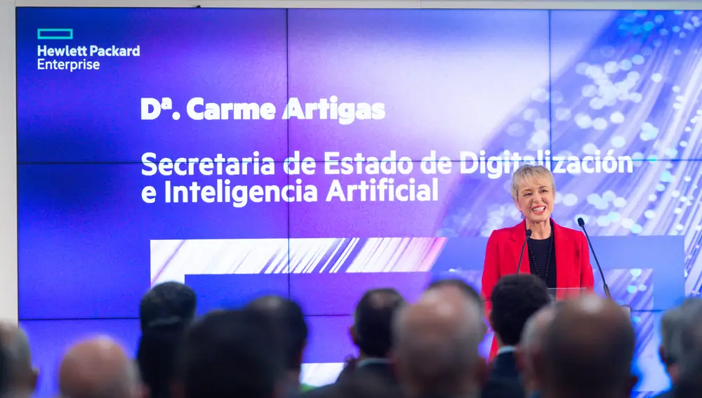La secretaria de Estado de Digitalización e Inteligencia Artificial, Carme Artigas. Gustavo Valiente / Europa Press