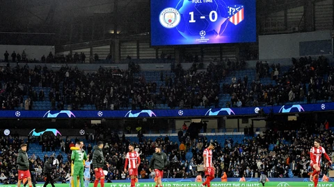 El Atlético cayó derrotado en Manchester
