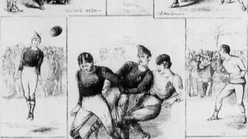 La primera asociación internacional de fútbol, ​​Escocia contra Inglaterra, jugó en Hamilton Crescent en 1872.