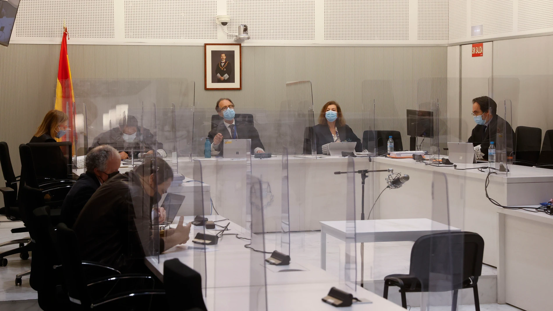 Vista celebrada por la Audiencia Nacional para juzgar a tres hermanos yihadistas detenidos en Badalona en 2020
