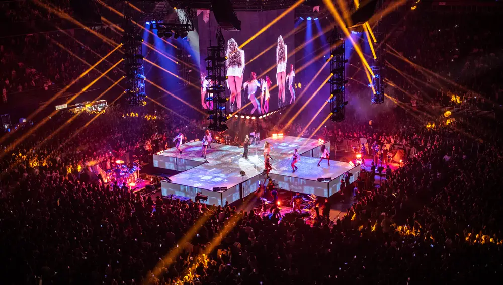 El formato 360 del espectáculo permitió a Maluma llevar a cabo su show de una forma íntima y cercana al público