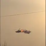 Un helicóptero de ataque ruso Mi-28N derribado sobre la región de Luhansk por un misil de fabricación británica