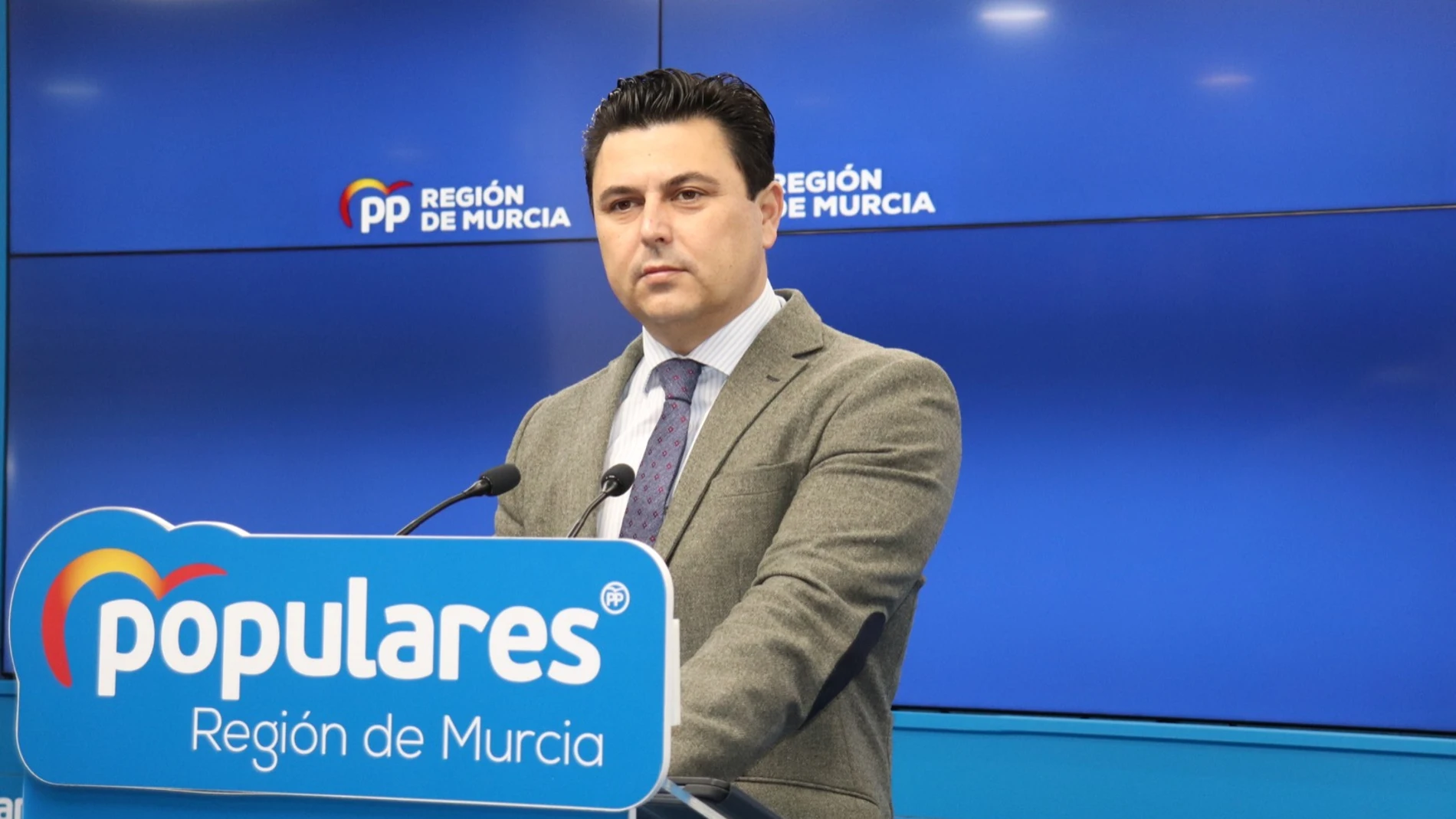 El secretario general de Partido Popular de la Región de Murcia, José Miguel Luengo