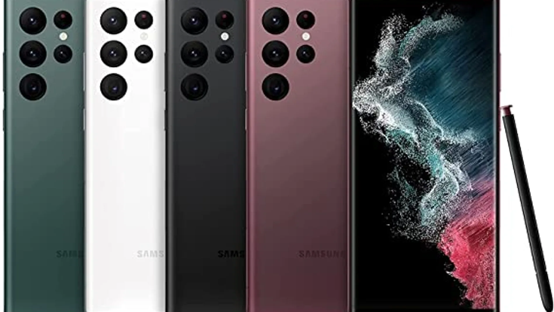 Distintos modelos del nuevo Samsung Galaxy S22