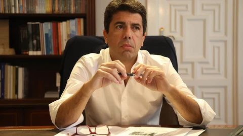 El presidente del PP, Carlos Mazón