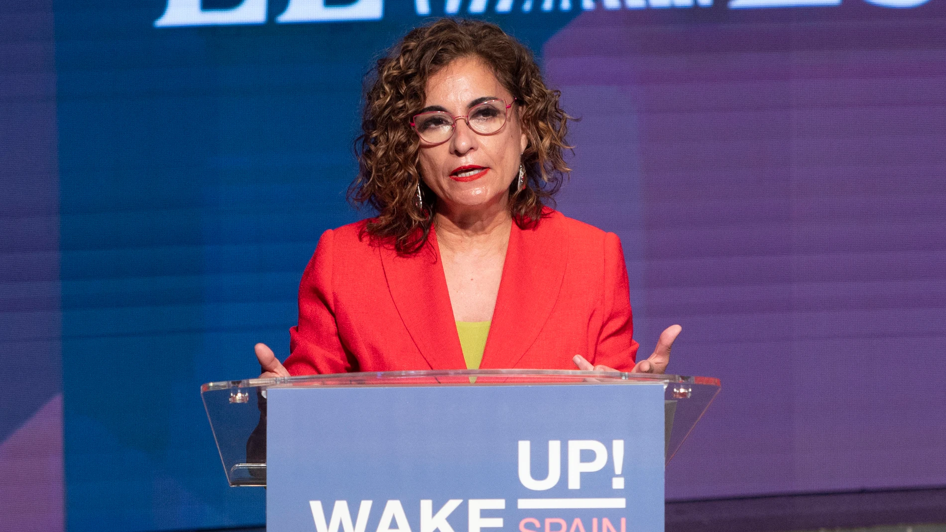 La ministra de Hacienda y Función Pública, María Jesús Montero, interviene en la última jornada del foro económico 'Wake Up, Spain!'