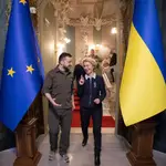  Von der Leyen promete a Zelenski acelerar el proceso de adhesión de Ucrania a la Unión Europea