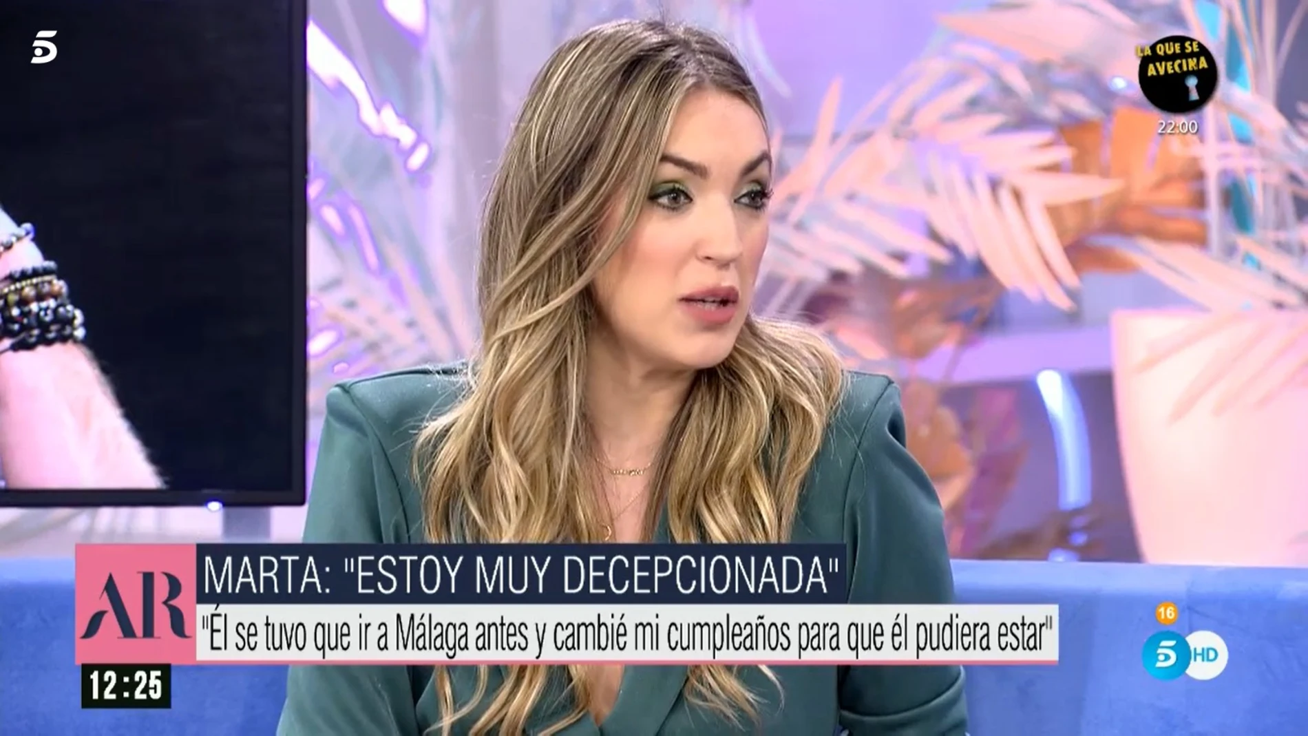 Marta Riesco en 'El programa de Ana Rosa'