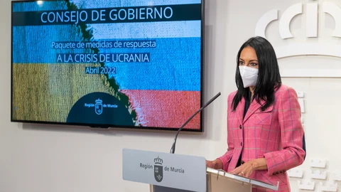 La consejera de Empresa y Portavocía del Gobierno de Murcia, Valle Miguélez