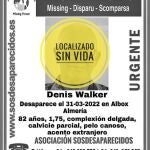 SOS Desaparecidos confirmó la aparición de Denis Walker sin vida. SOS DESAPARECIDOS