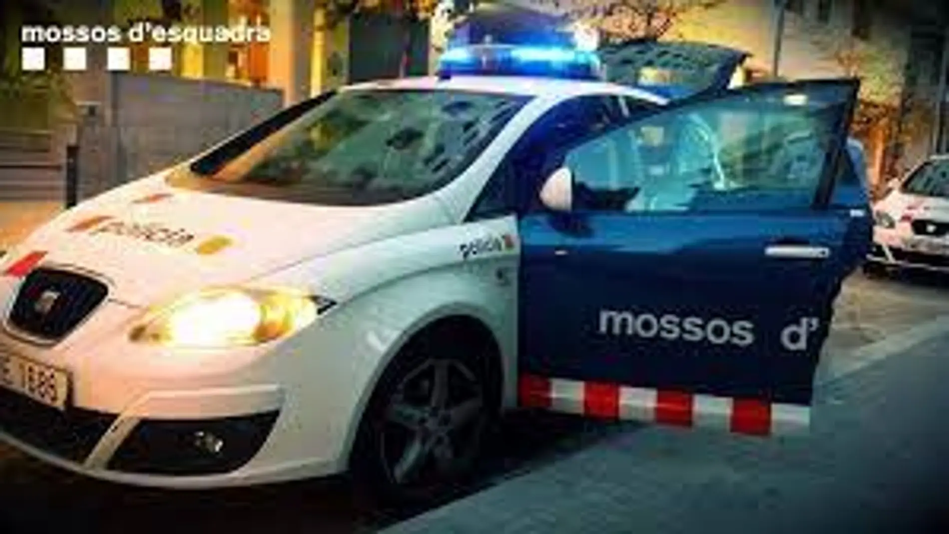 Coche patrulla de los Mossos en Calafell