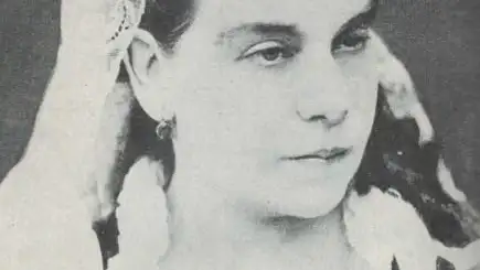 Una imagen de Emilia Serrano con veinte años