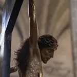 Cristo de la agonía redentora en la catedral de Salamanca