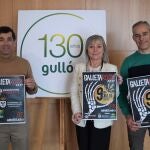 Firma del acuerdo de Gullón con la alcaldes de Aguilar de Campo, María José Ortega