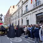  La Procesión de Penitencia y Caridad lleva la Quinta Angustia a las calles de Valladolid pero no puede cumplir la tradición del indulto a un reo