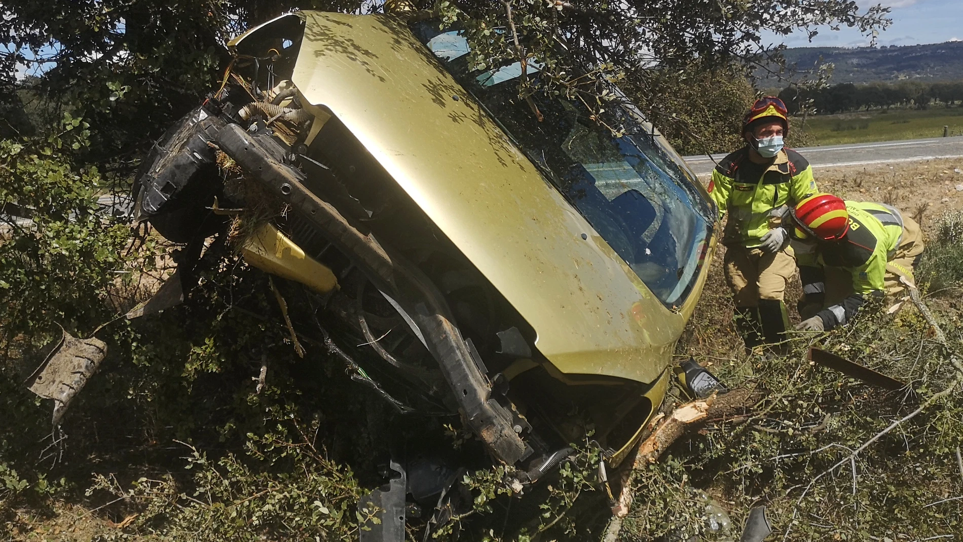 Accidente en Saelices el Chico (Salamanca)