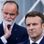 Emmanuel Macron y Edouard Philippe