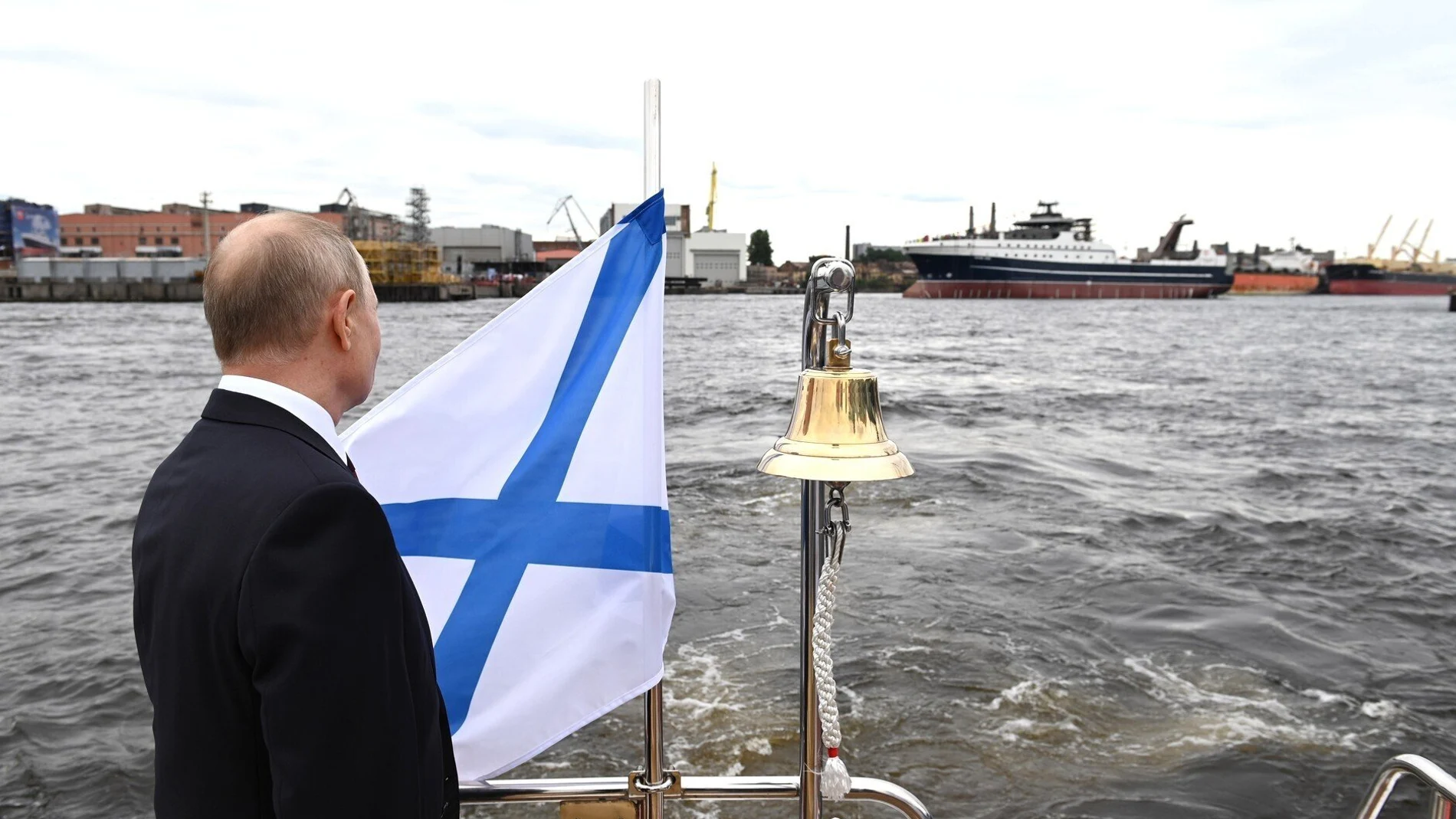 El presidente ruso, Vladimir Putin en San Petersburgo