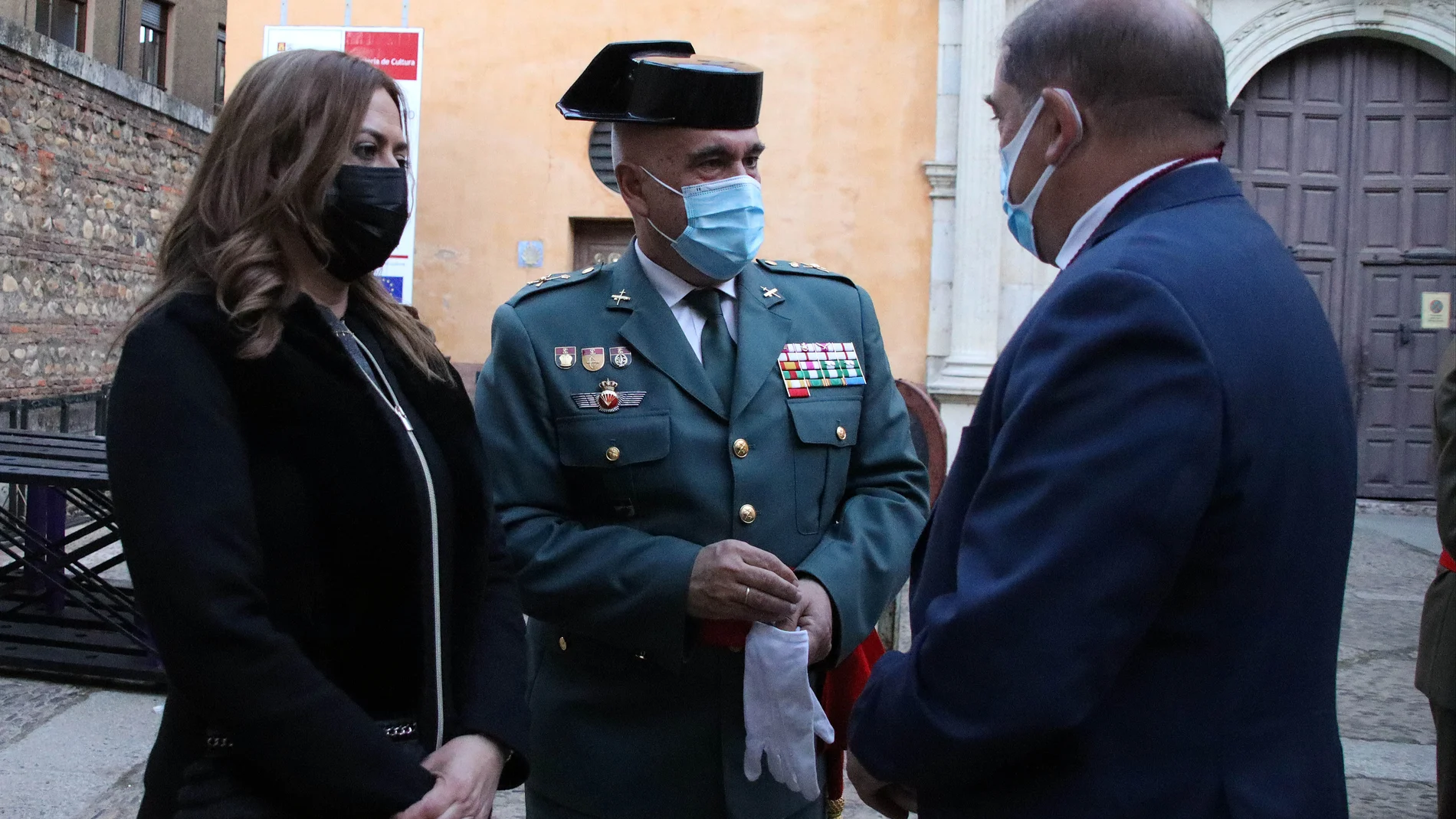 La Delegada del Gobierno en Castilla y León, Virginia Barcones asiste a la Procesión del Santo Entierro en León