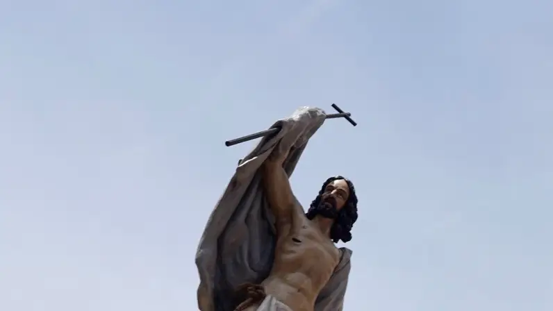 Procesión del encuentro de Jesús Resucitado y la Virgen de la Alegría de Valladolid