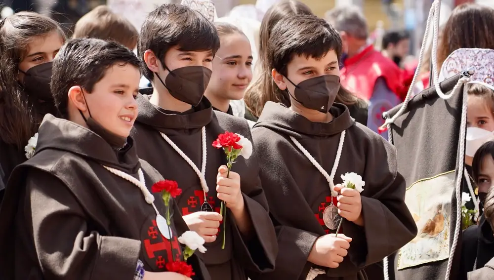 Procesión del encuentro de Jesús Resucitado y la Virgen de la Alegría de Valladolid