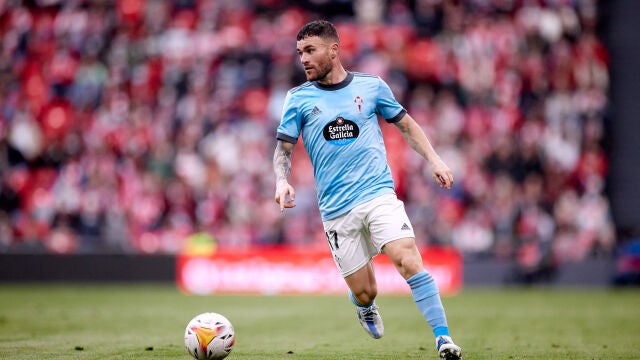Javi Galán con el Celta de Vigo.