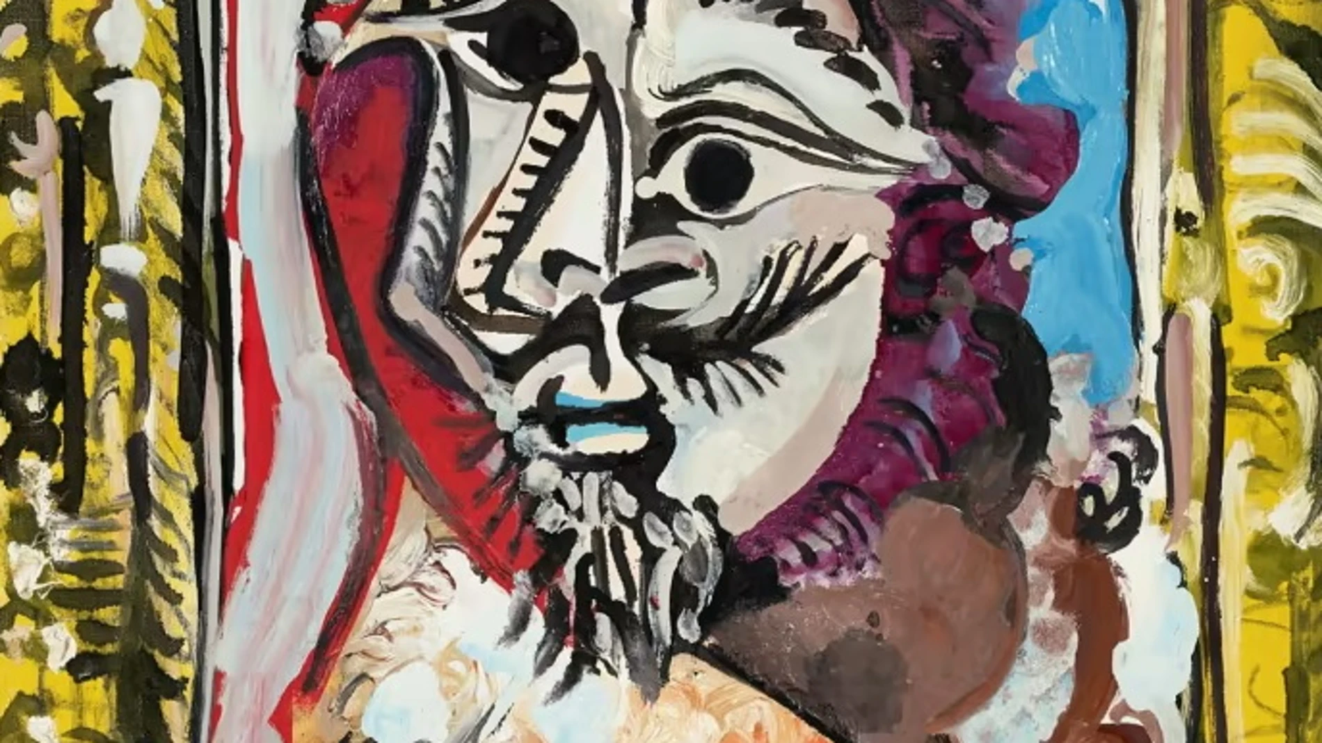 Cuadro 'Buste d'homme dans un cadre', de Picasso